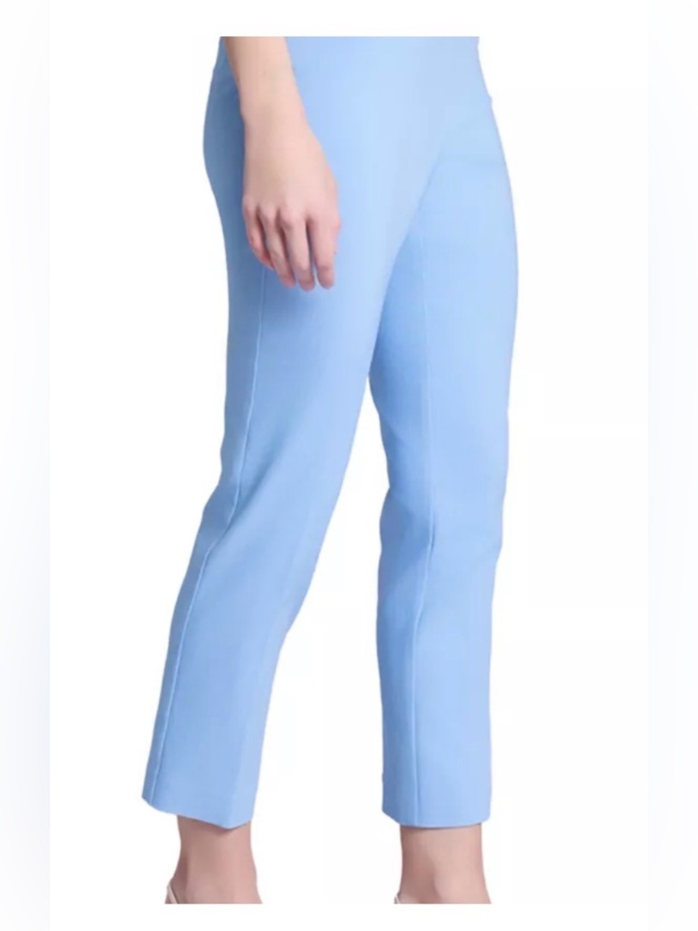 Valerie Stevens Teal Pull On Capri Pants Size 10